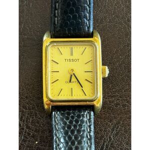 Vintage Tissot Women's gold plated quartz watch, 1980s *for parts/repair*